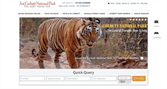 Desktop Screenshot of onlinecorbettbooking.com